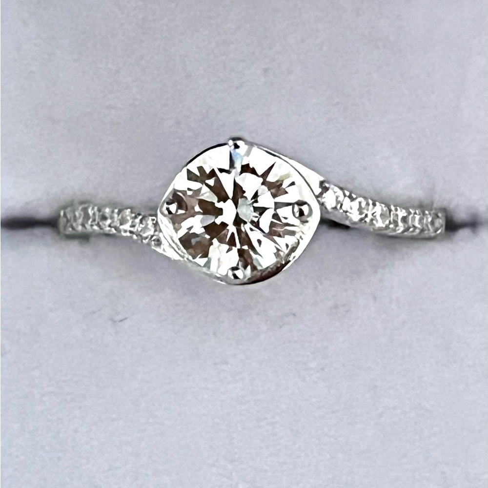 2ct Diamond 14KGP Ring - Picture 2 of 5
